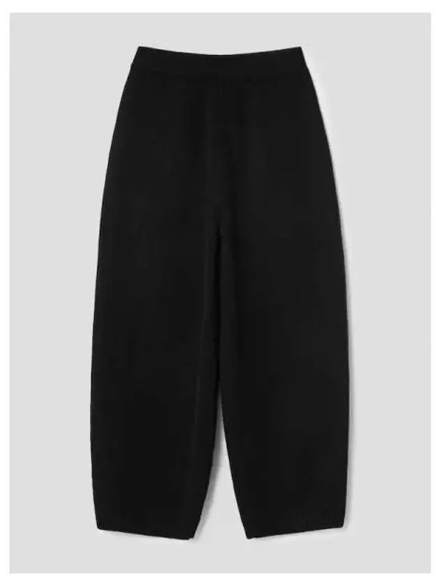 Women s Cashmere Cozy Pull on Pants Trousers Black Domestic Product