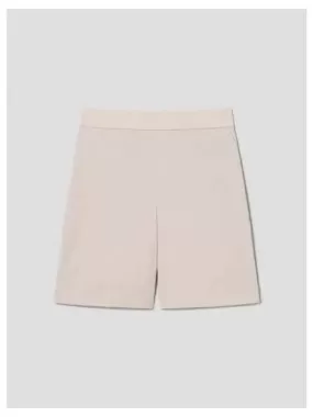 Women s Linen Pull on Shorts Straw Domestic Product