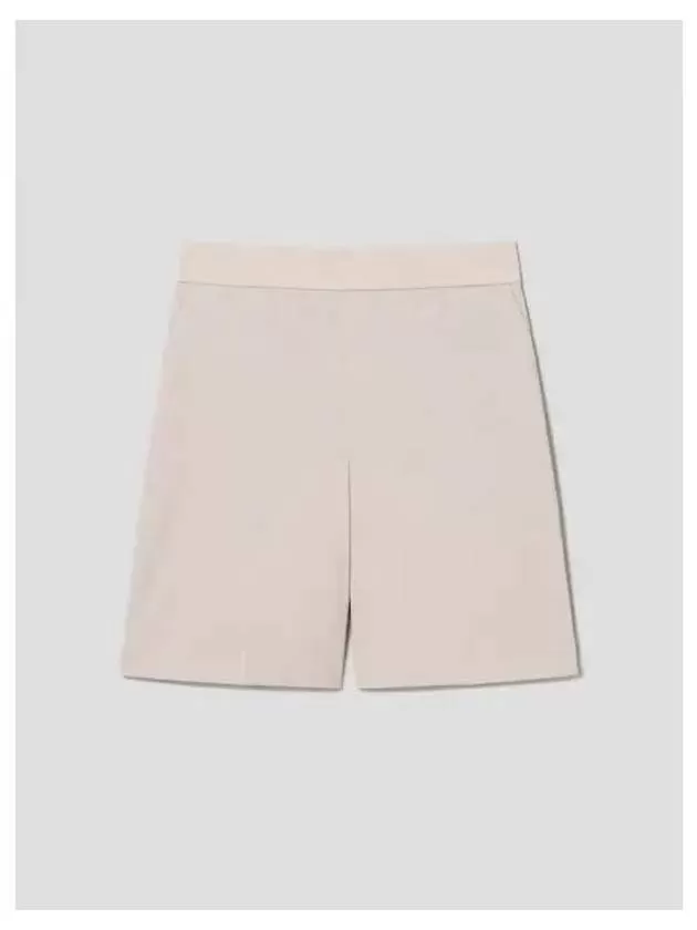 Women s Linen Pull on Shorts Straw Domestic Product