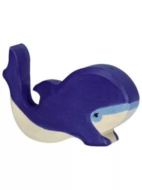 Wooden Small Whale