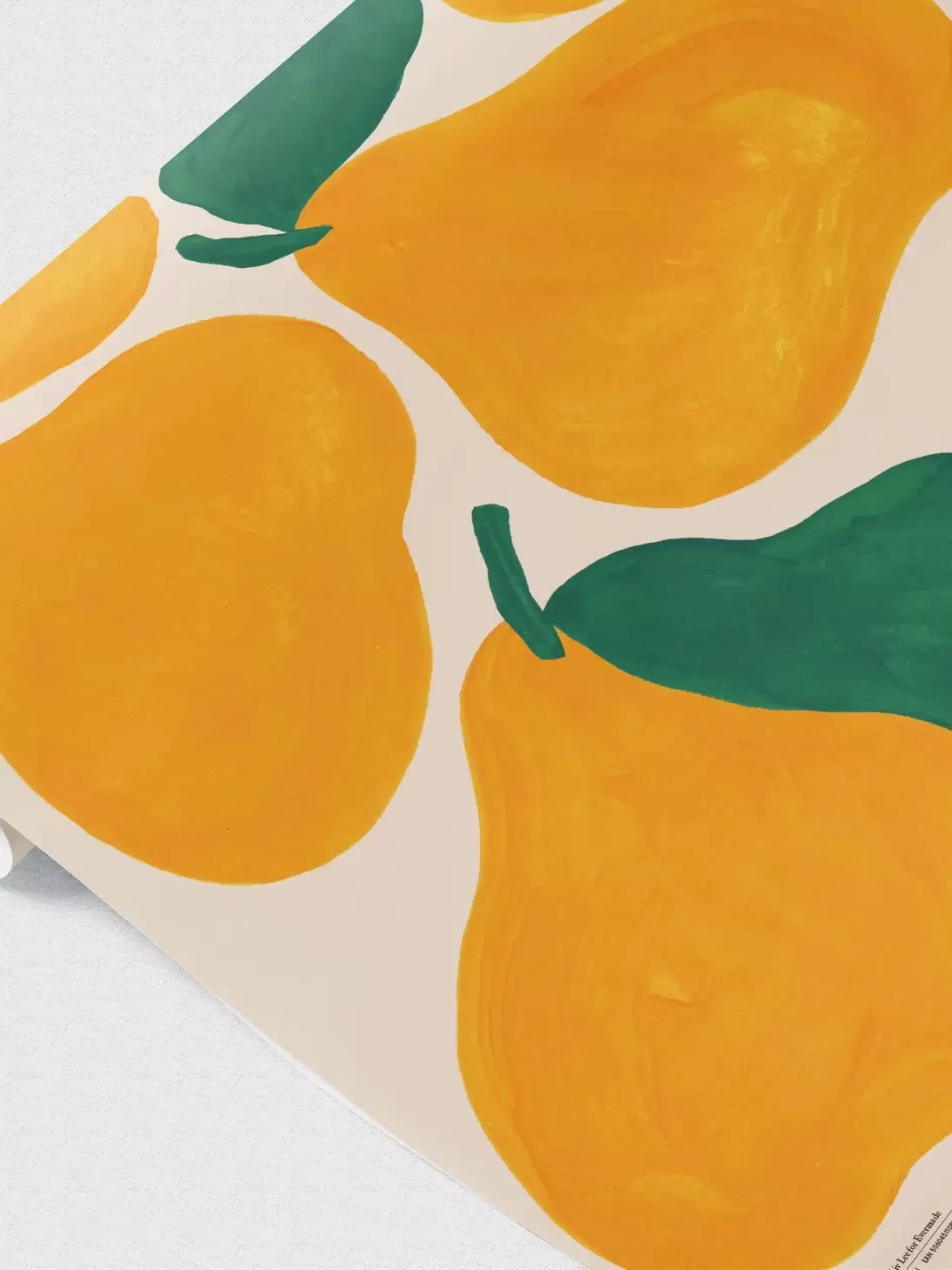 Yellow Pears Gift Wrap